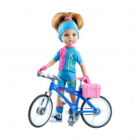 Кукла Даша велосипедистка, 32 см