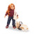 Кукла Ханна с бежевой собакой, 50 см