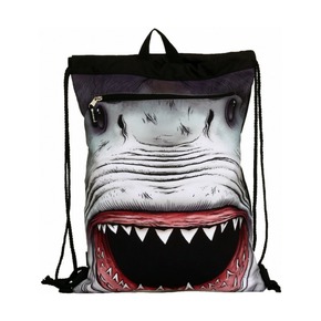 Сумка-рюкзак Shark Attack с капюшоном, черный мульти